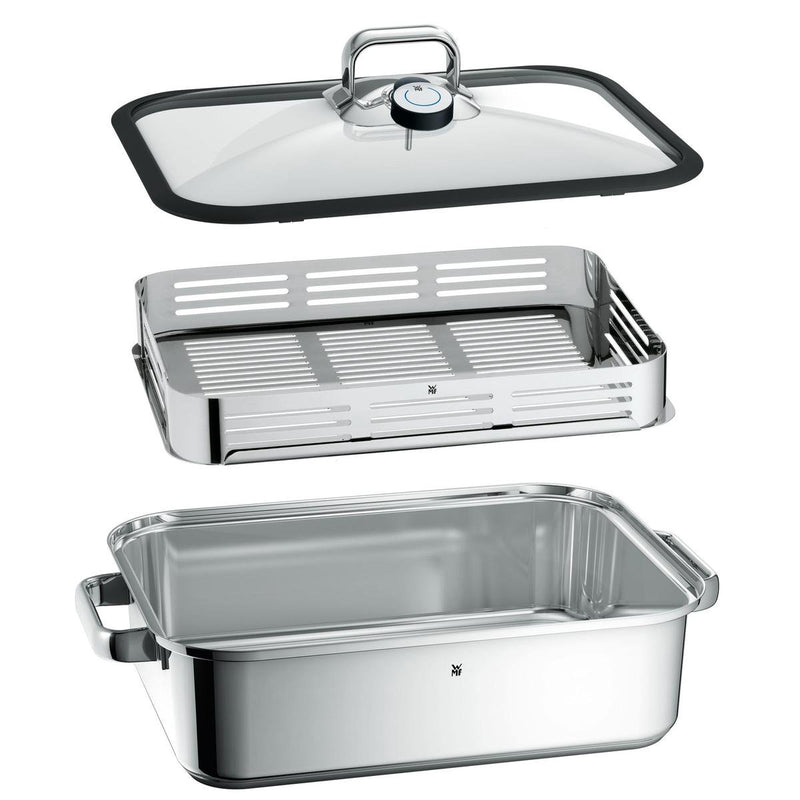 WMF vitalis - poêle à vapeur - 6,5 litres - acier inoxydable - induction - avec couvercle - multifonctionnelle