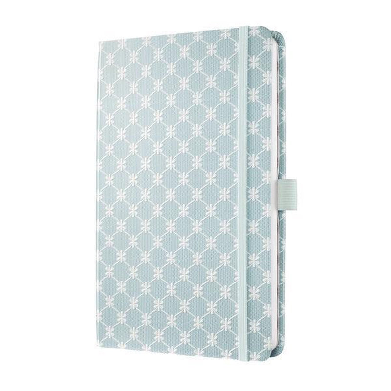 Carnet Sigel - jolie beauty - a5 - bleu clair - couverture rigide - 174 pages - 80 grammes - line - si-jn309