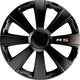 Carpoint enjoliveurs RS-T 16 pouces ABS noir lot de 4