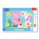 Puzzle Trefl Peppa Pig avec cadre, 15 pièces - Peppa amusant