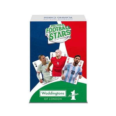 Gagner des mouvements stars du football mondial - jeu de cartes - waddingtons no. 1