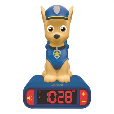 Radio-réveil paw patrol 3d avec lumière et son eff
