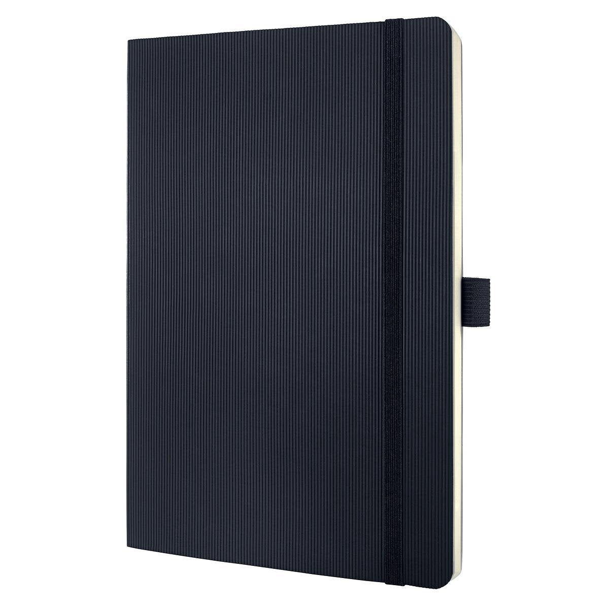 Carnet Sigel - conceptum pure - a5 - noir - couverture souple - 194 pages - 80 grammes - points - si-co309