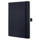 Carnet Sigel - conceptum pure - a5 - noir - couverture souple - 194 pages - 80 grammes - points - si-co309