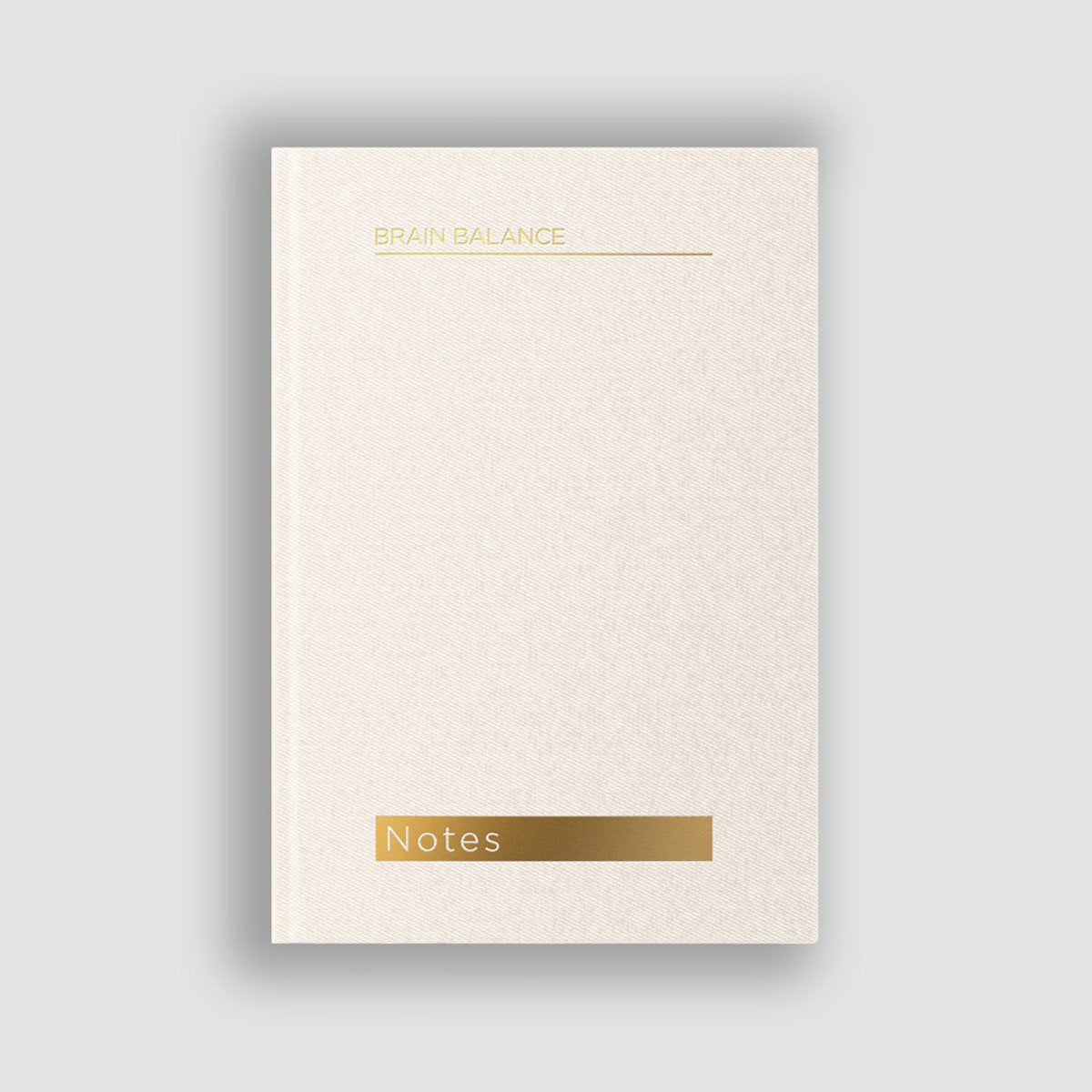 Notes d'équilibre cérébral sans marque et sans marque