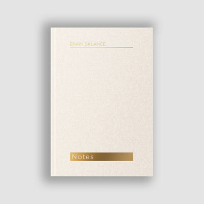 Notes d'équilibre cérébral sans marque et sans marque