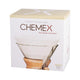 Filtres à café Chemex classiques 6-8 tasses - pré-pliés