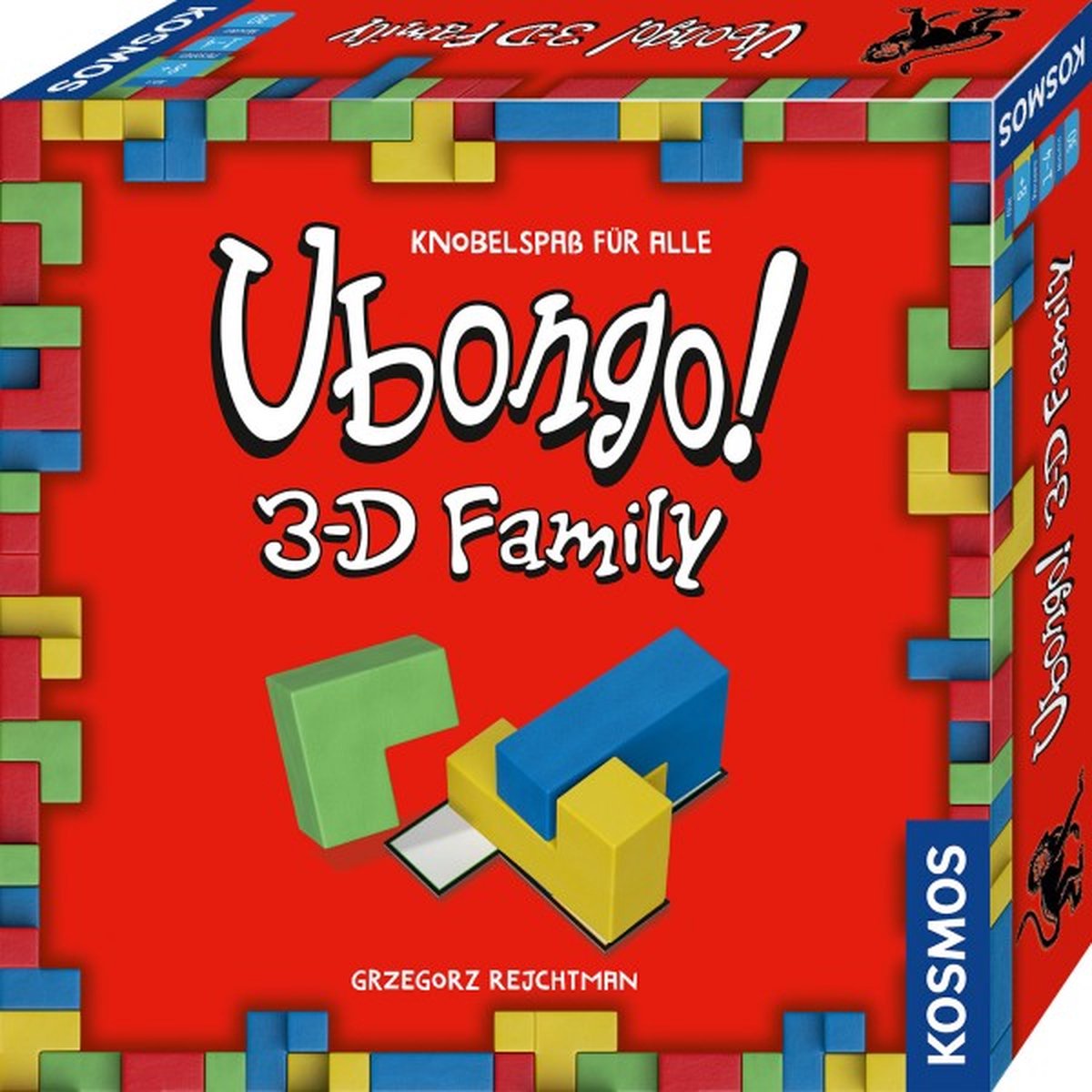 Kosmos ubongo 3-d famille 25 min jeu de cartes puzzle