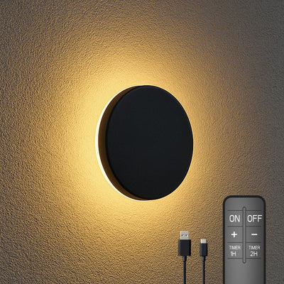 Calex holland applique calex siderno 20cm - rechargeable et dimmable - usage intérieur et extérieur - noir