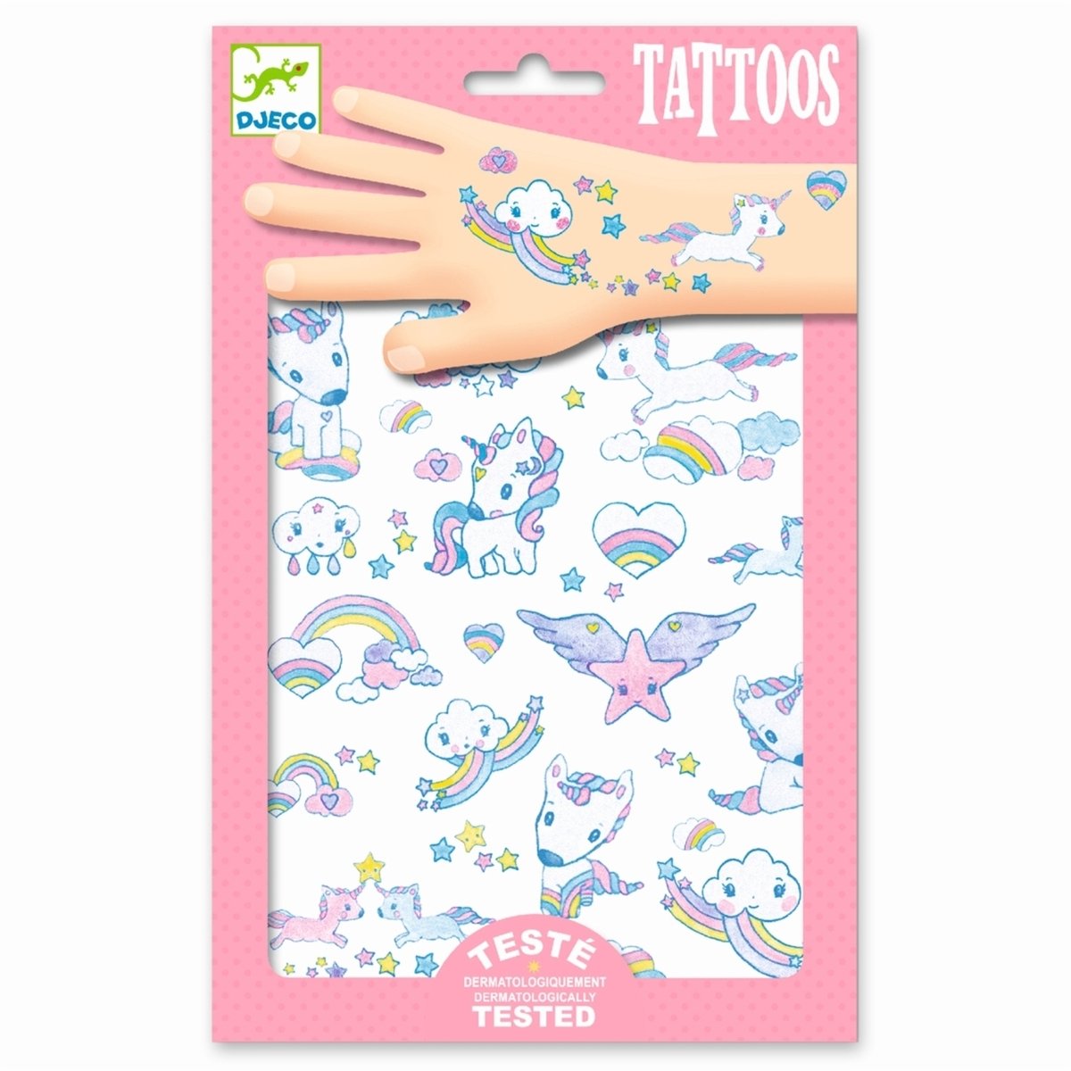 Tatouages ​​adhésifs Djeco | licorne | pour les enfants