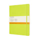 Carnet classique Moleskine - extra large - couverture souple - ligné - vert citron