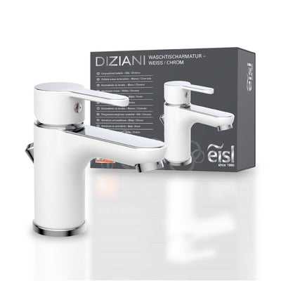 Eisl Washbasin mixte Diziani blanc et chrome -colored