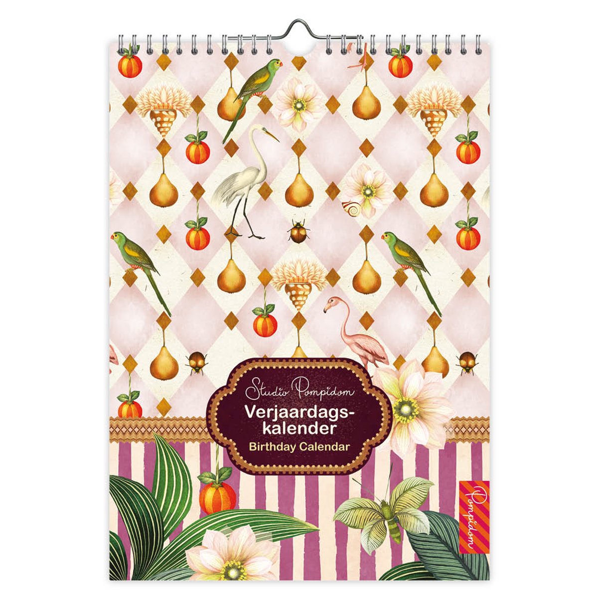 Calendrier d'anniversaire Comello Studio Pompidon A4