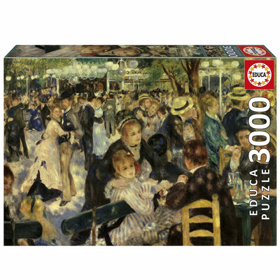 Educa puzzle art boule du moulin de la galette 3000 pièces.