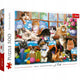 Trefl - puzzle - 500 pièces - famille de chats - 48x34 cm