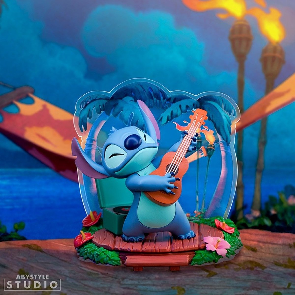Lilo Stitch SFC Super Figure Collection - Stitch Guitare Figurines à collectionner unisexes - Neutre - Standard