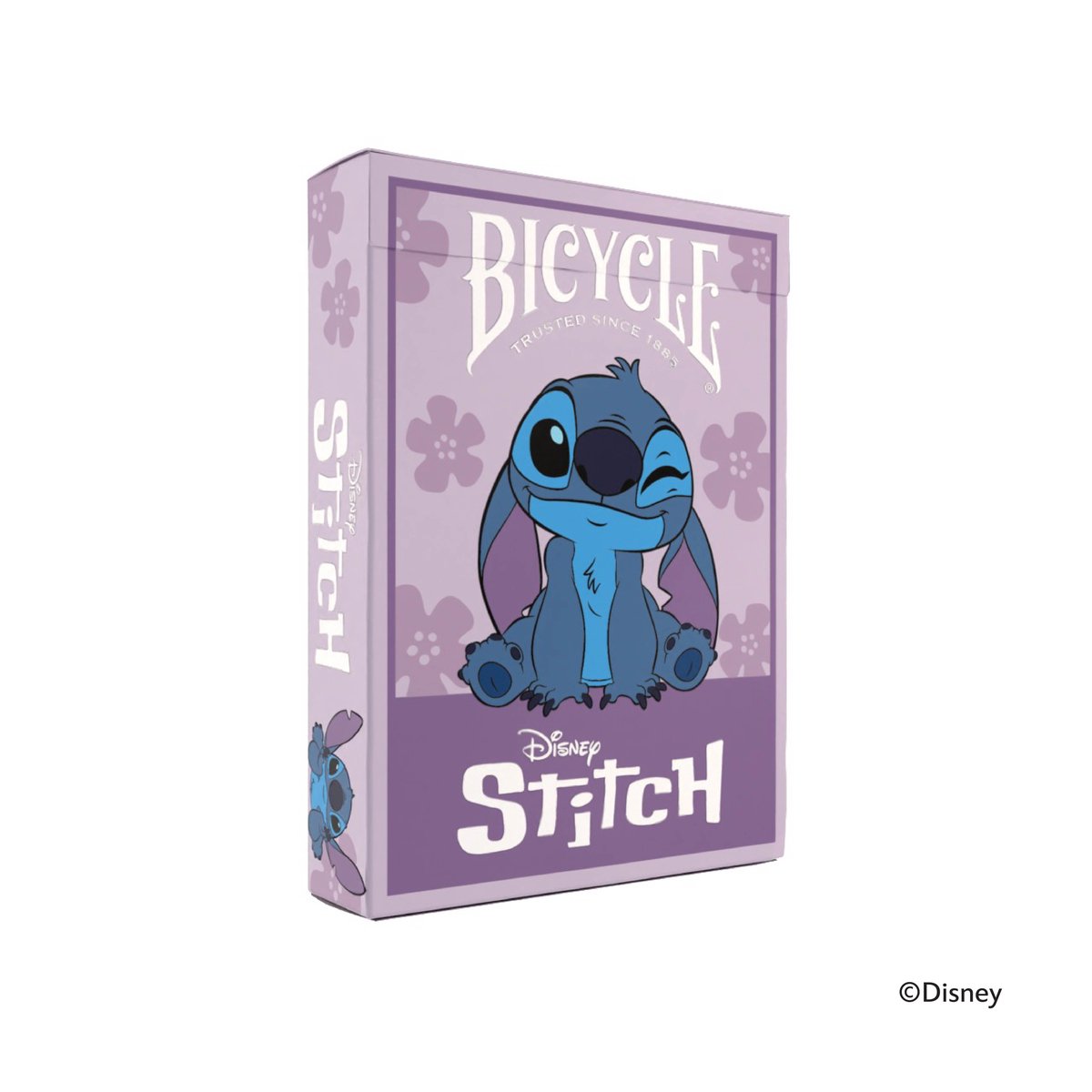 Bicycle ® Disney Stitch Purple - Cartes à jouer premium - Sous licence officielle - Designs uniques