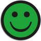 Smit smileys magnétiques visuels basic vert (5 pièces)