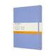 Carnet classique Moleskine - extra large - couverture souple - ligné - bleu hortensia