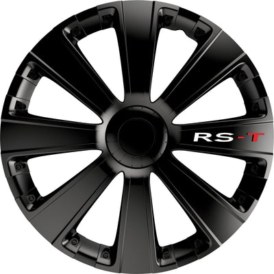Carpoint autostyle enjoliveurs 15 pouces RS-T noir - abs