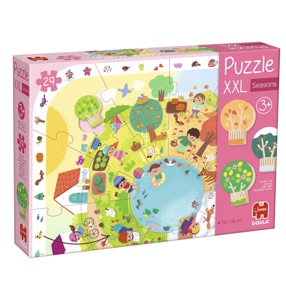 Goula jumbo puzzle xxl saisons - 29 pcs.