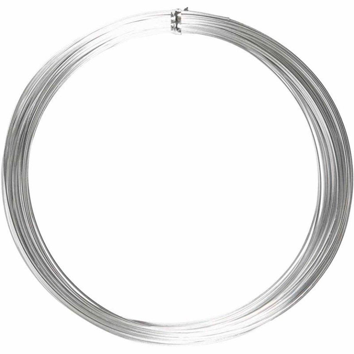 Fil alu Creativ company, rond, épaisseur 1 mm, argent, 16 m 1 rouleau