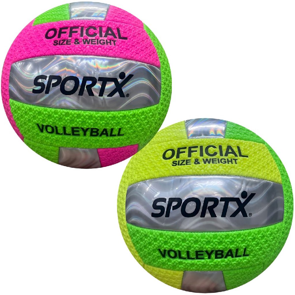 Balle jouet métallique de beach-volley Sportx pour enfants.
