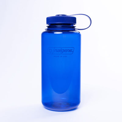 Nalgene - bouteille à large goulot - gourde - bouteille d'eau - étanche - 1000 ml - sans bpa - sustain - denim