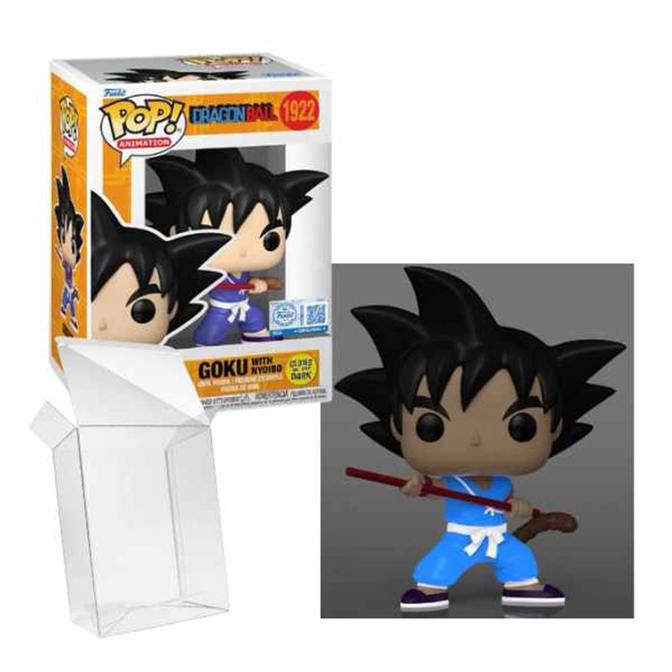 Funko-pop ! animation : dragon ball - goku (avec nyoibo) #1922 brille dans le noir édition spéciale exclusive