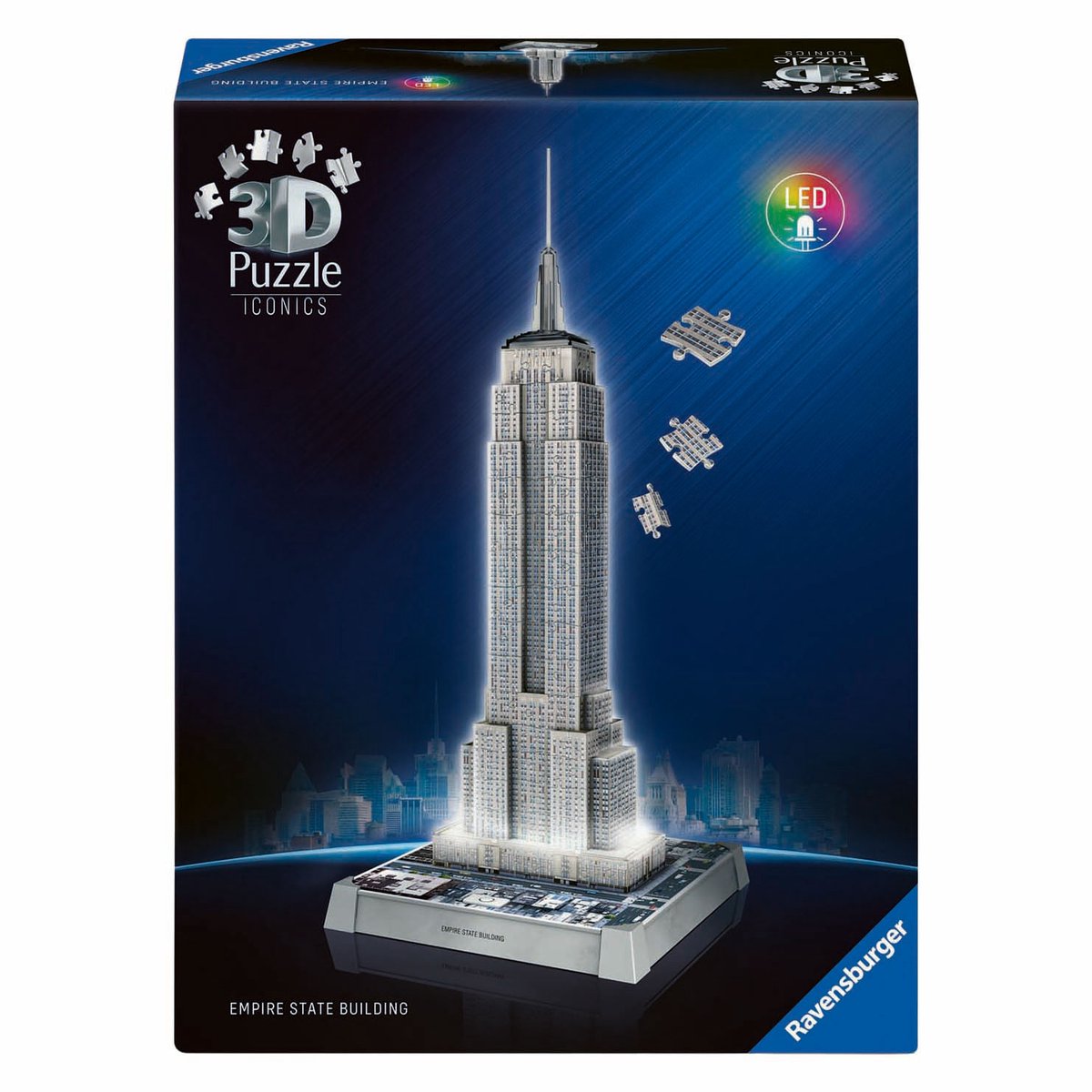 Ravensburger Puzzle 3D emblématiques de l'Empire State Building - avec lumière - 241e.