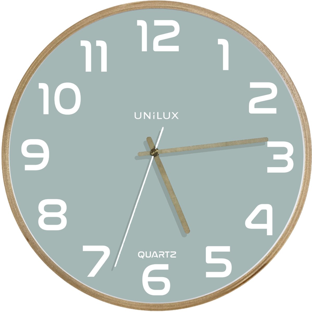 Horloge baltique Unilux bois bleu