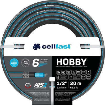 Cellfast hobby ats2™ - Tuyau d'arrosage 6 couches - 1 2 20m