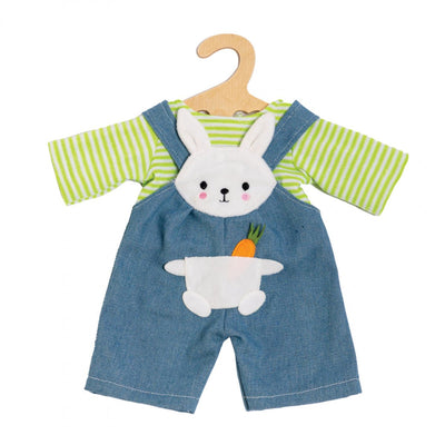 Douchés poupées avec chemise à rayures Bunny Lou, 35-45 cm