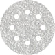 Wolfcraft - papier de verre 125 mm grain 40 - 25 pièces - pour ponceuses excentriques - 1150100