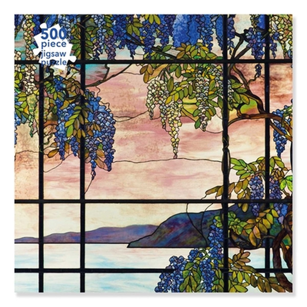 Puzzle adulte Tiffany Studios : vue sur la baie aux huîtres (500 pièces)