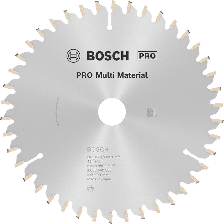 Accessoires Bosch lame de scie circulaire 160x20x2,4mm | 42t-2608640503