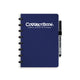 Correctbook a5 erasable notebook – reusable notebook – midnight blue – blank – including pen wipe – can be supplemented with extra pages