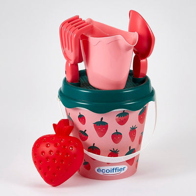 Ecoiffier Strandset Strawberry, 6dlg.
