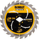 Accessoires Dewalt lame de scie circulaire à durée d'exécution extrême pour dcs577 190 mm 24 dents (alésage en forme de diamant) - dt40270-qz