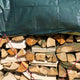 Nature bâche en bois naturel 1.5x6 m pe vert