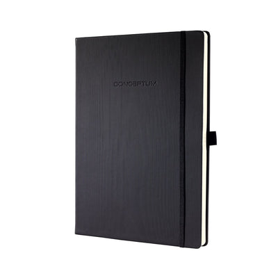 Carnet Sigel - conceptum pure - a4+ - noir - couverture rigide - 194 pages - 80 grammes - line - si-co116