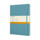 Carnet classique Moleskine - extra large - couverture rigide - ligné - bleu récif