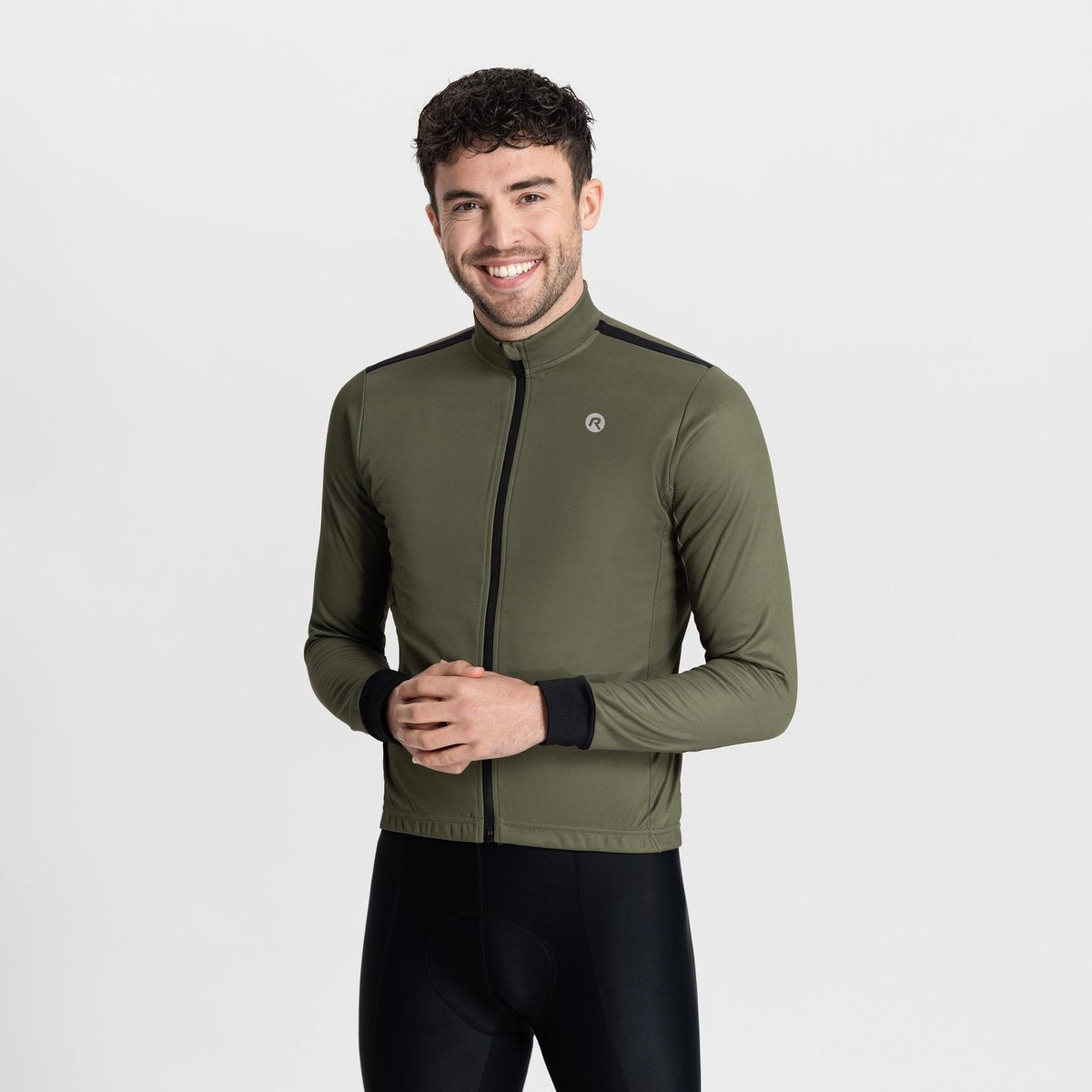 Rogelli core maillot de cyclisme homme - manches longues - vert - s