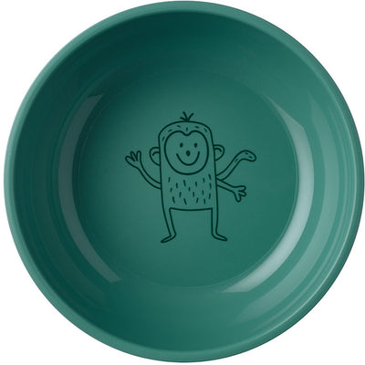 Bol pour enfants Mepal mio - 300 ml - passe au micro-ondes - bol pour bébé - vaisselle pour enfants - turquoise foncé
