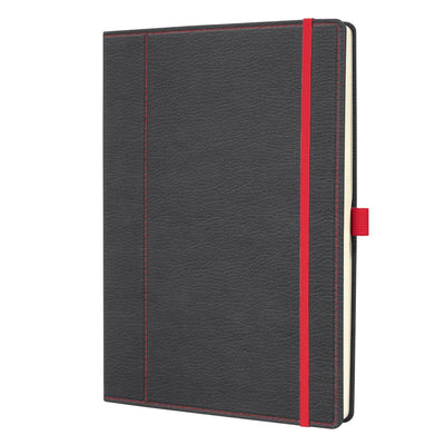 Carnet Sigel - conceptum - a4 - 194 pages - 80 grammes - points - gris rouge - si-co694