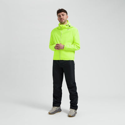 Rogelli Commuter Core Combinaison de pluie unisexe - imperméable - jaune fluo - l