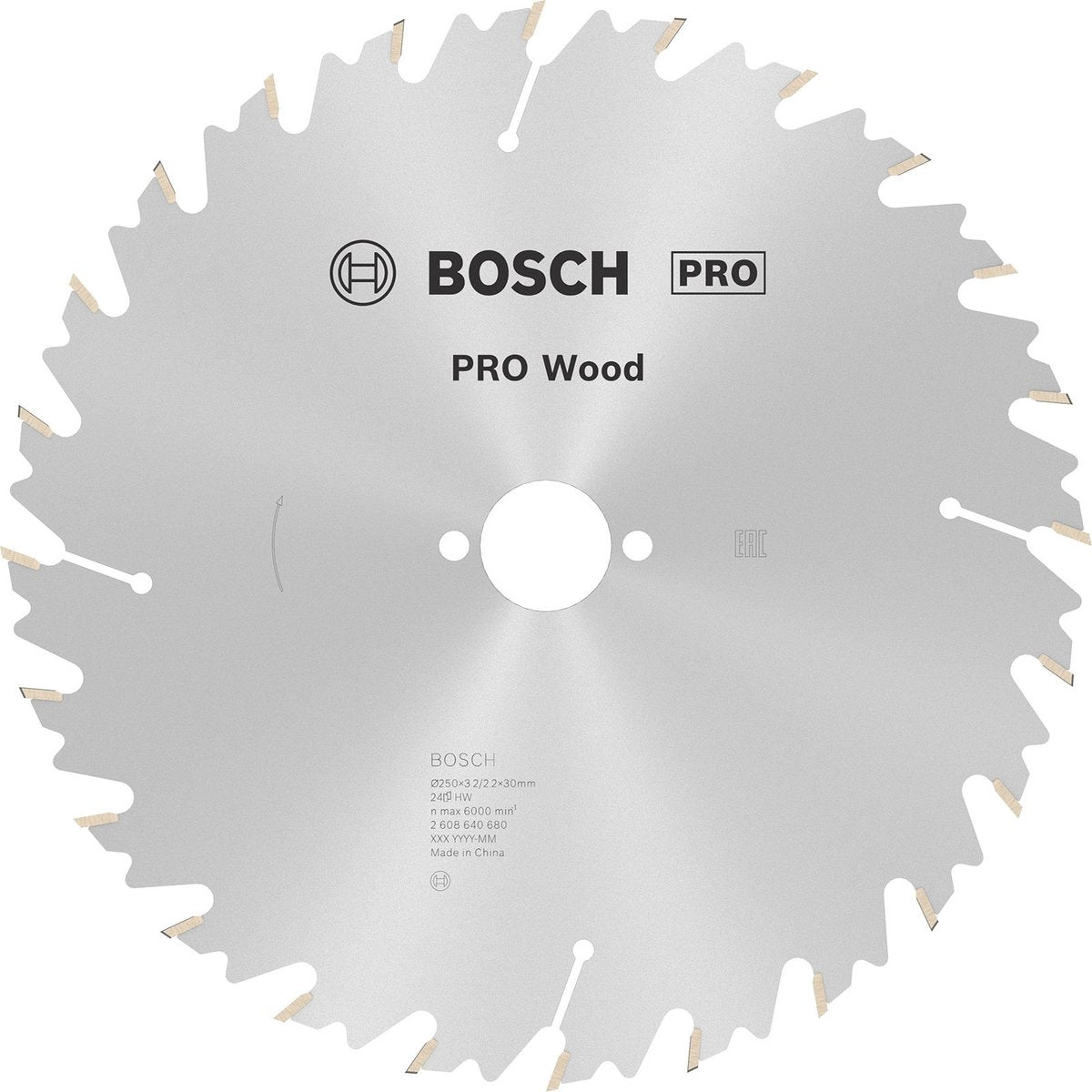 Bosch cirkzb vitesse t 250x30x3,2 24t wz