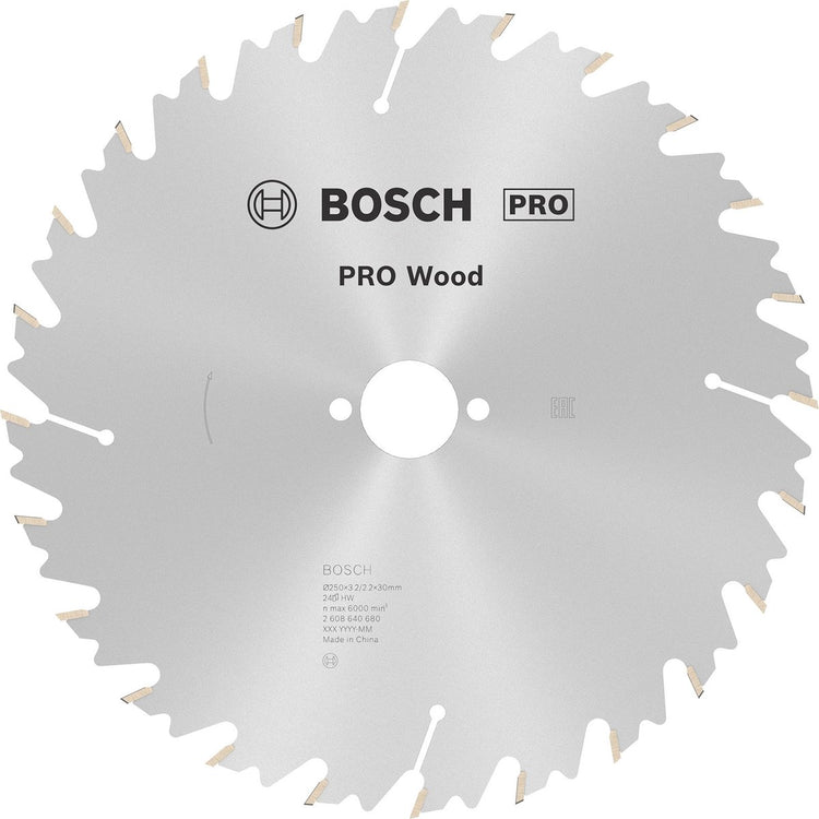 Bosch cirkzb vitesse t 250x30x3,2 24t wz