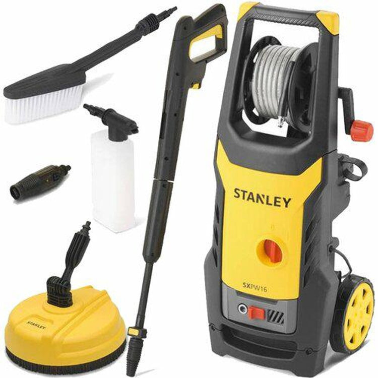 Stanley sxpw16pe - nettoyeur haute pression - 1600w - pompe aluminium - 125 bar