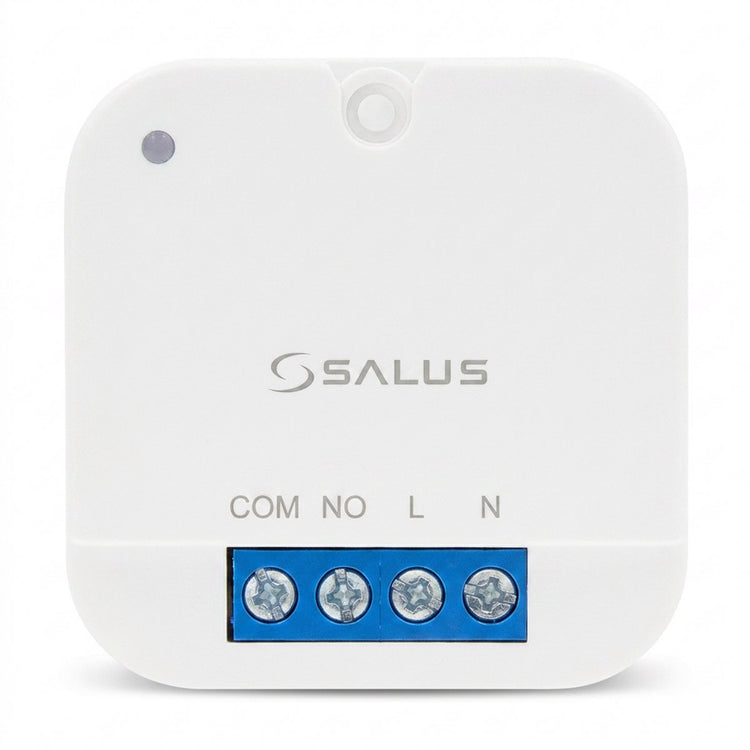 Récepteur intégré Salus SR868 - contrôle du chauffage sans fil - RF 868 MHz - conception compacte - pas de WiFi requis - relais 16A